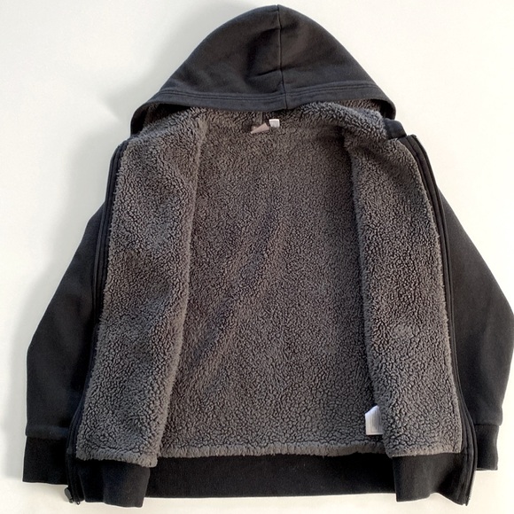 Puma Boys Jacket With Lining Black Gray - Picture 6 of 8